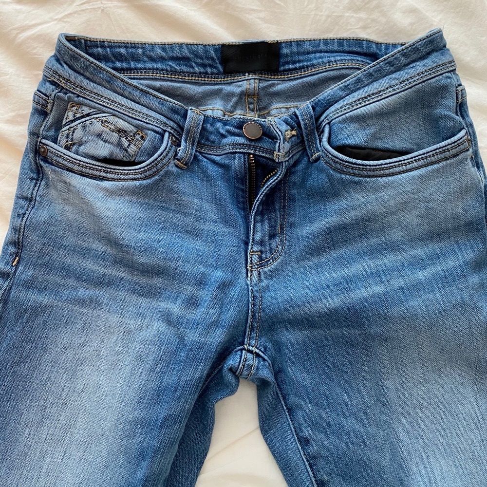 Buckle Black Skinny Jeans